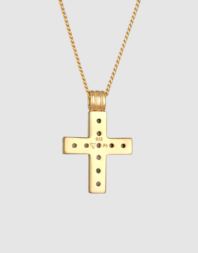 Haze & Glory - ICONIC EXCLUSIVE - Vivid Cross Pendant Necklace - Gold