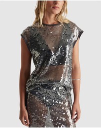 Decjuba - Savannah Sequin Top