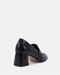 Wittner - Kylie Leather Heeled Loafers