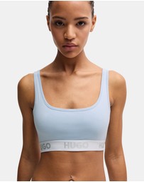HUGO - Stretch-Cotton Logo Bralette