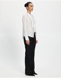 Lindsay Nicholas New York - Tuxedo Trousers