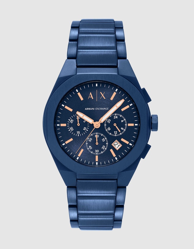 Armani Exchange - Blue Chronograph Watch