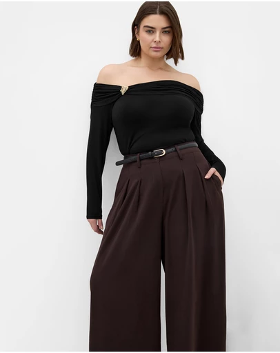City Chic - Buckle Detail Top