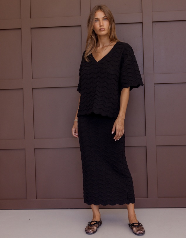 ALEXANDRA - Agape Top Black