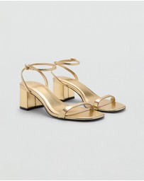M.N.G - Block-heel Strappy Sandals