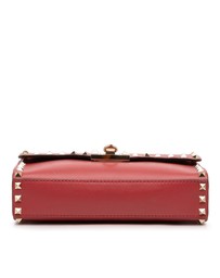 Pre-Loved by Azura Reborn - Pre-Loved Small Leather Rockstud Flap Crossbody