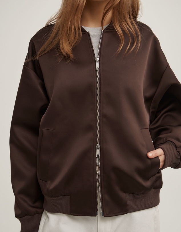 Witchery - Satin Bomber Jacket