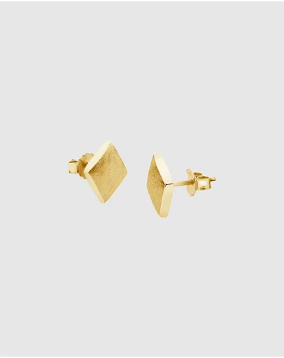 Elli Jewelry - Earrings Geo Square Basic 925 Sterling Silver