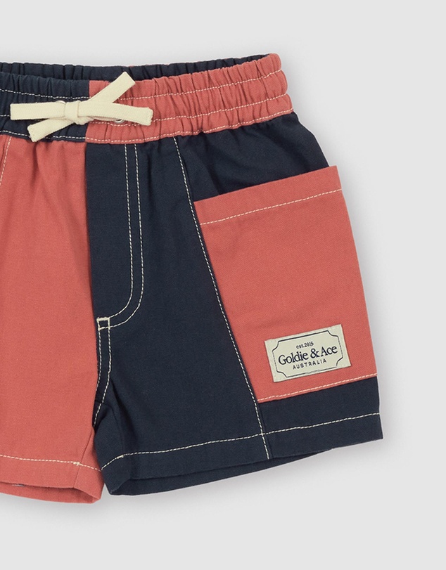 Goldie + Ace - Patchy Pocket Shorts - Babies-Kids