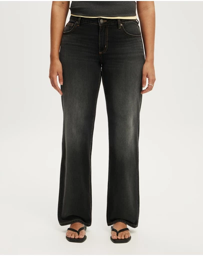 Cotton On - Curvy Low Rise Straight Jean
