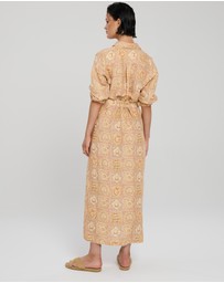 Winona - Morska Button Up Midi Dress
