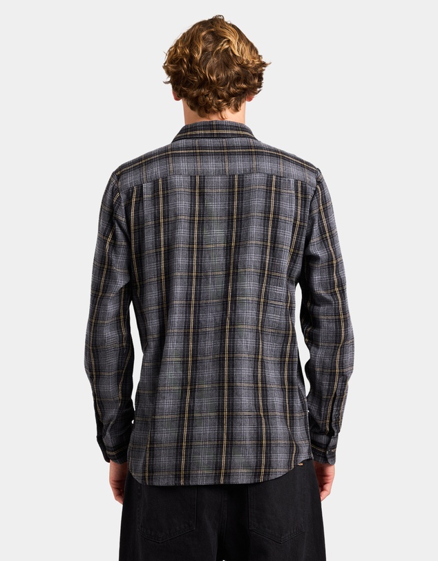 Volcom - Mens Heavy Twills Flannel Long Sleeve Shirt