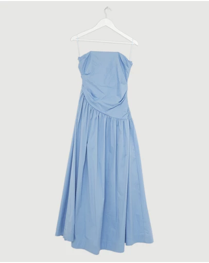 Revibe - Repaired AERE Kiera Strapless Midi Dress - AU 12