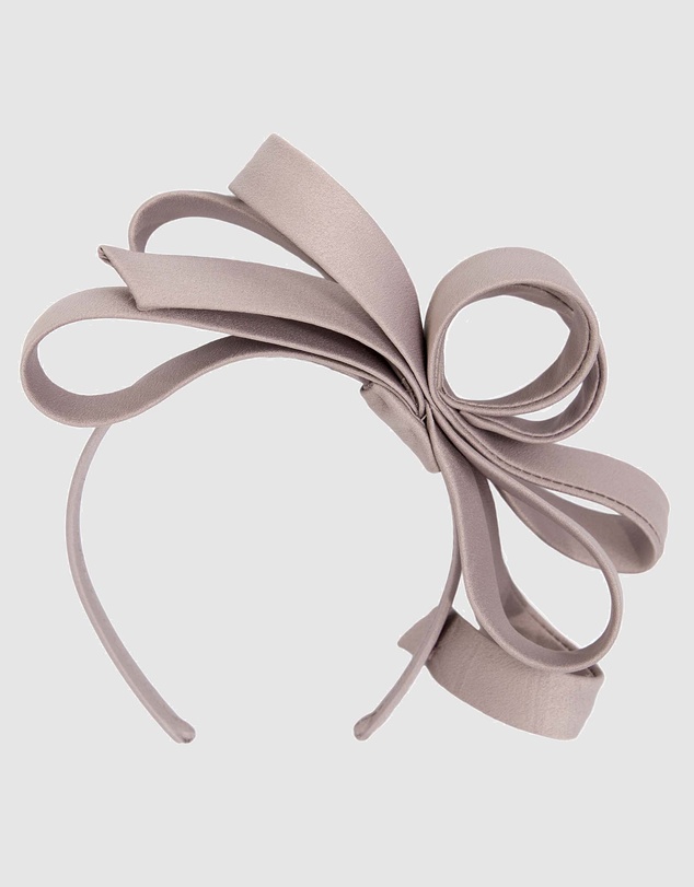 Max Alexander - Large Satin Bow Racing Fascinator