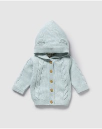 Wilson & Frenchy - Organic Knitted Cable Jacket - Babies