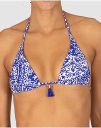 Baku Swimwear - Havana Ruched Slide Triangle Bikini Bra Top
