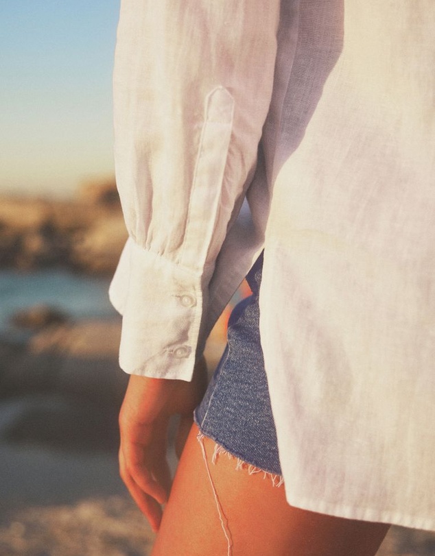 NEXT - 100% Linen Long Sleeve Shirt