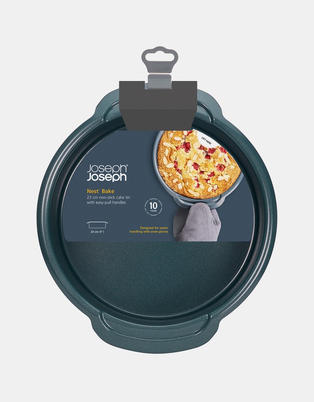 Joseph Joseph - Nest™ Bake 23cm Non-Stick Round Cake Tin with Easy-Pull Handles