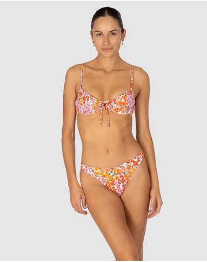 Baku Swimwear - Biarritz B/C Cup Ruched Underwire Bikini Bra Top