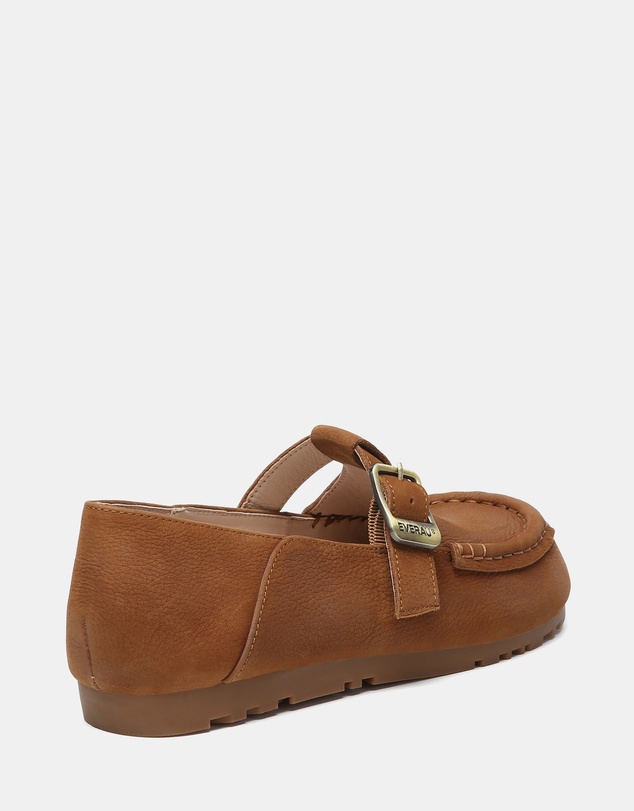 EVERAU - EverAU Ugg Maria Cow Suede Upper Loafer Oxfords Flats