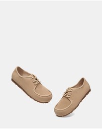 EVERAU - EverAU Ugg Brandon Cow Suede Upper Loafer Oxfords Flats