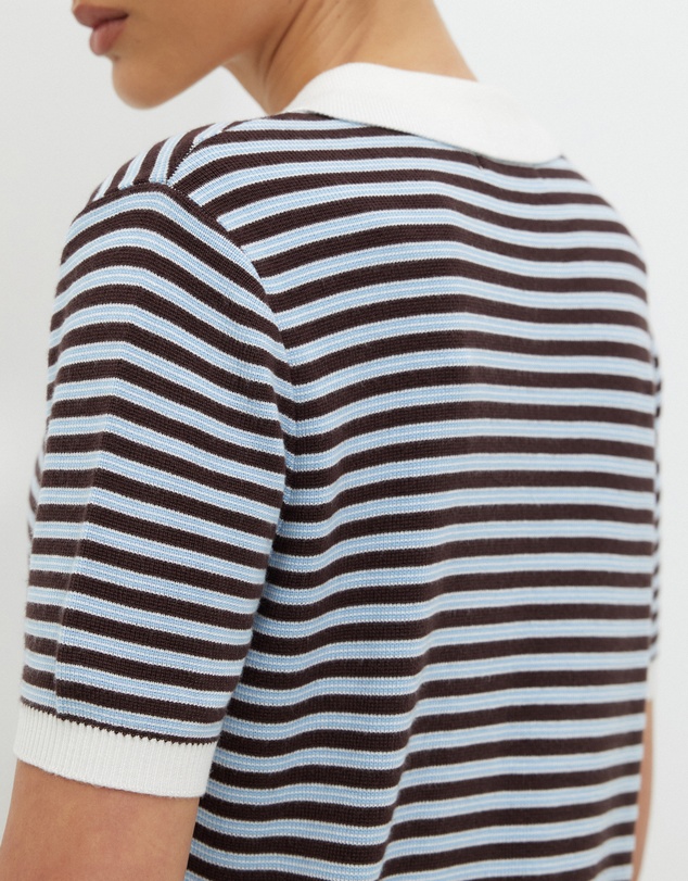Calli - Talissa Knit Polo Top