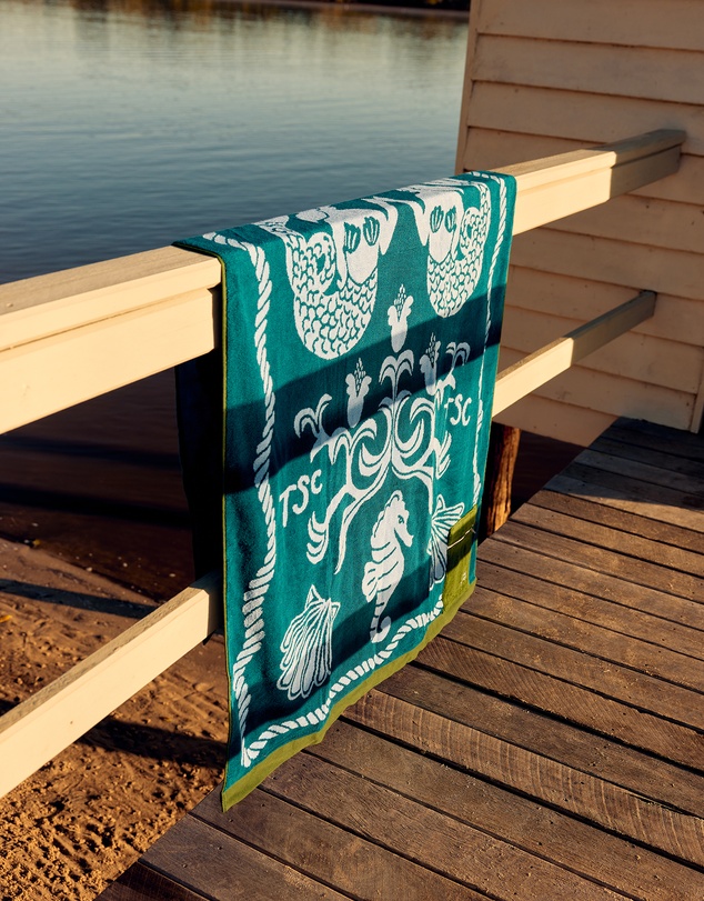The Somewhere Co - My Own Muse Premium Beach Towel