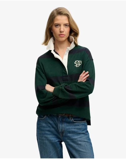 Superdry - Heritage Stripe Rugby Top