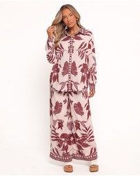 Petal & Pup - Karva Top - Leaf Print
