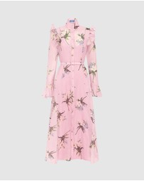 LEO LIN - Katrina Butterfly Sleeve Midi Dress