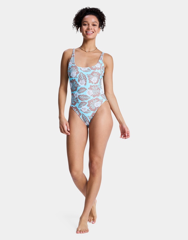Roxy - Womens Hibiscus Hype Reversible One Piece Swimsuit