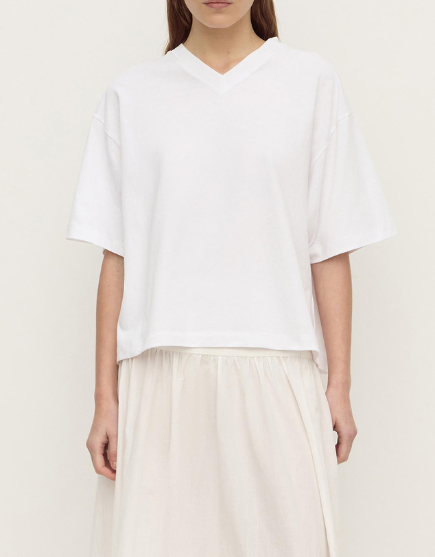 Assembly Label - Ellie V Neck Oversized Tee