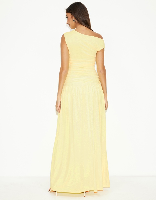Dazie - She's All That Jersey Off Shoulder Maxi Dress