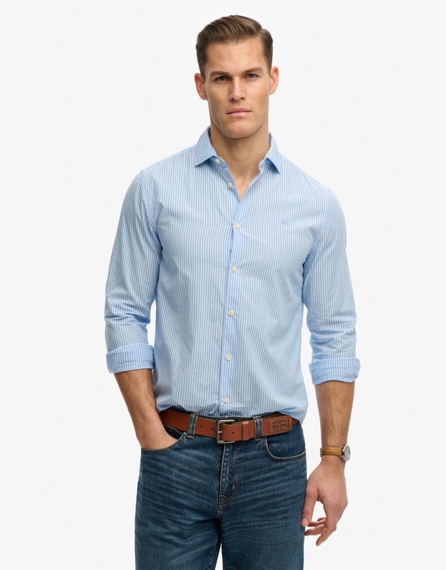 Superdry - Cut Away Poplin Long Sleeve Shirt