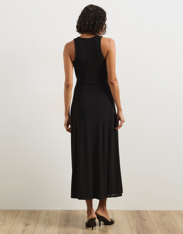 Atmos&Here - Ginni Wrap Mesh Midi Dress