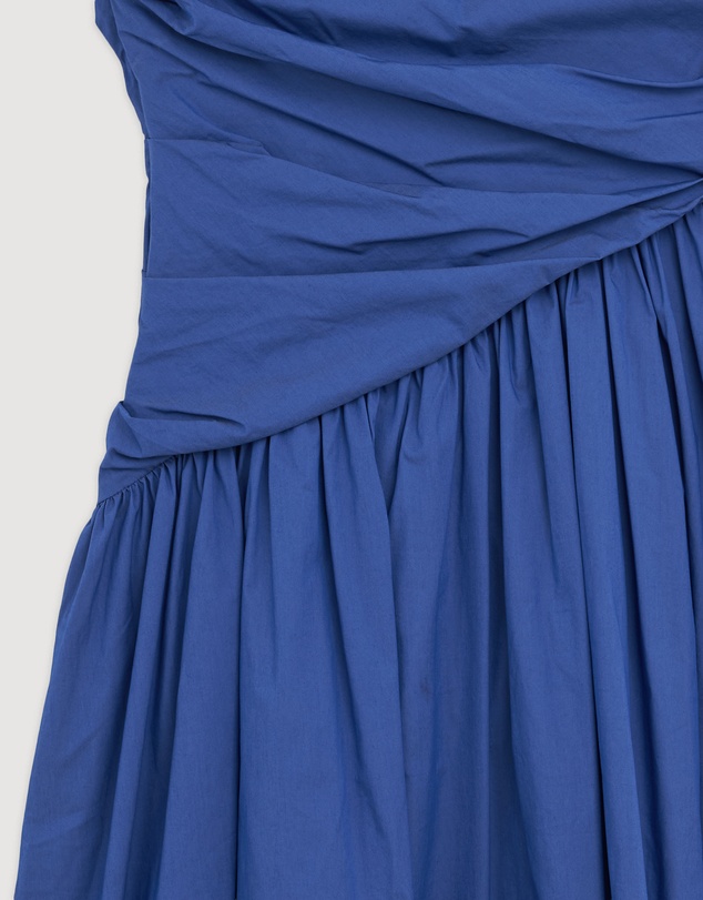 Revibe - Repaired AERE Kylara Ruched Midi Dress - AU 14