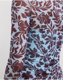 The Fated - Florence Long Sleeve Mesh Top
