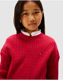 Tommy Hilfiger - Relaxed Cable Knit Jumper - Teens