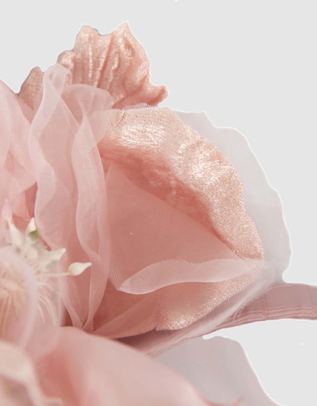 Fillies Collection - Large Pink Flowers Headband