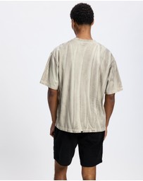 Thrills - Cut Shattered Box Fit Oversized Cropped Tee