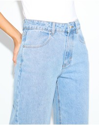 Dazie - Madrid High Rise Wide Leg Jeans
