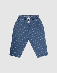 Kynd Baby - Denim Pant in Denim Dot