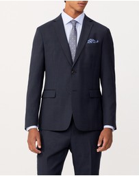 Van Heusen - Glen Check Denim Suit Jacket