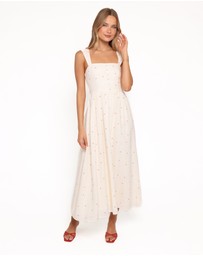 Petal & Pup - Caty Maxi Dress - Red Polka Dot