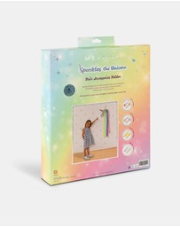 Mestige Kids - Sparkles Unicorn Hair Accessory Holder - Includes 4 Sets of Hair Clips