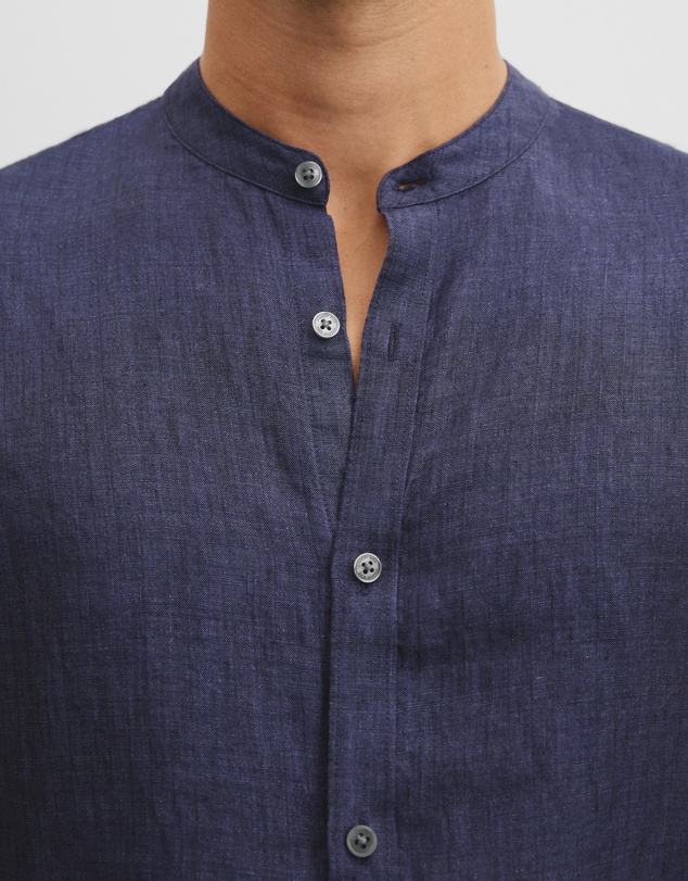 Country Road - Regular Fit Delave Linen Standard Collar Shirt