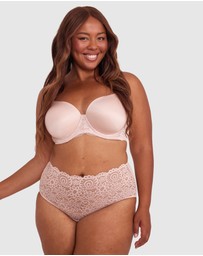 Bras N Things - Audrey Full Brief Knicker - Blush Pink