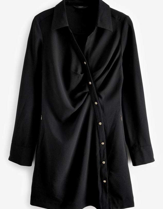 NEXT - Asymmetric Crepe Mini Dress