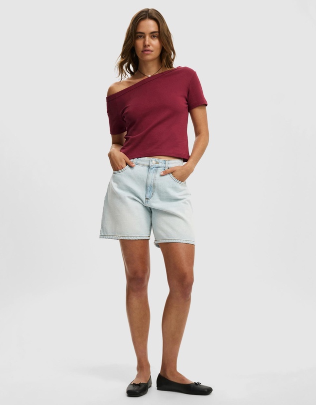 Cotton On - Relaxed Denim Shorts