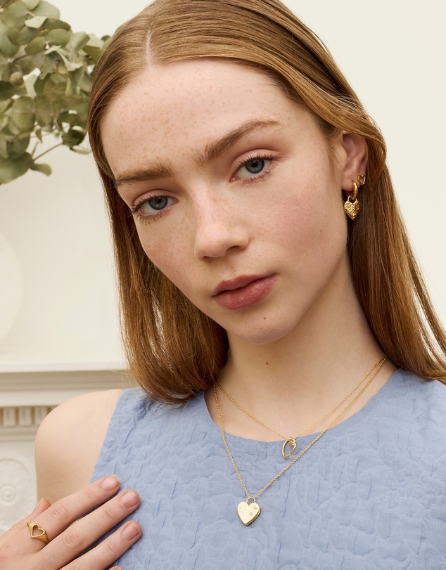 Ottoman Hands - Heart Locket Pendant Necklace